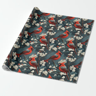 Papel De Presente Cardeal de Natal