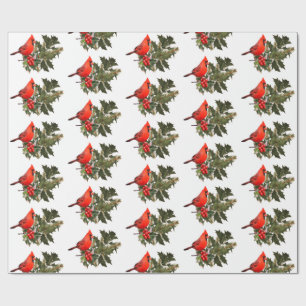 Papel De Presente Cardeal em papel de moldagem Holly 2