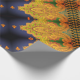 Papel De Presente Cardiff Paisley Sangria