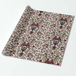 Papel De Presente Cardinhos e luz de velas