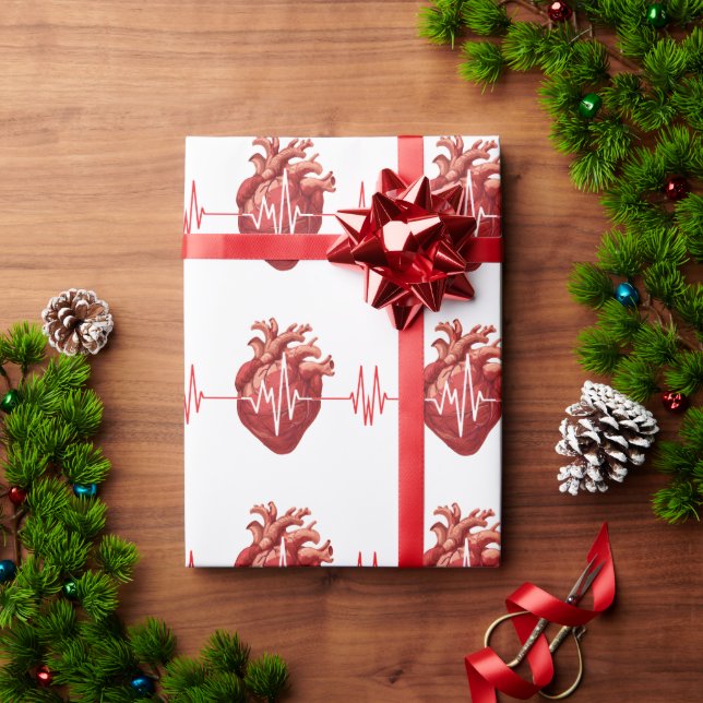 Papel De Presente cardiologista médico cardíaco cardiologia Eu Ouço  (Presente de Natal)