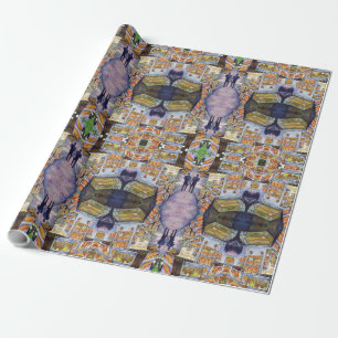 Papel De Presente Carga de trabalho artística extraordinária