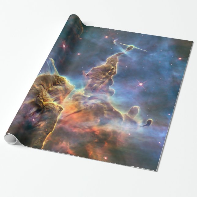 Papel De Presente Carina Nebula, do Telescópio Espacial Hubble (Desenrolado)