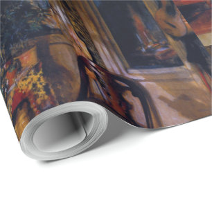 Papel De Presente Carl Larsson Vintage O Canto Dos Brinquedos