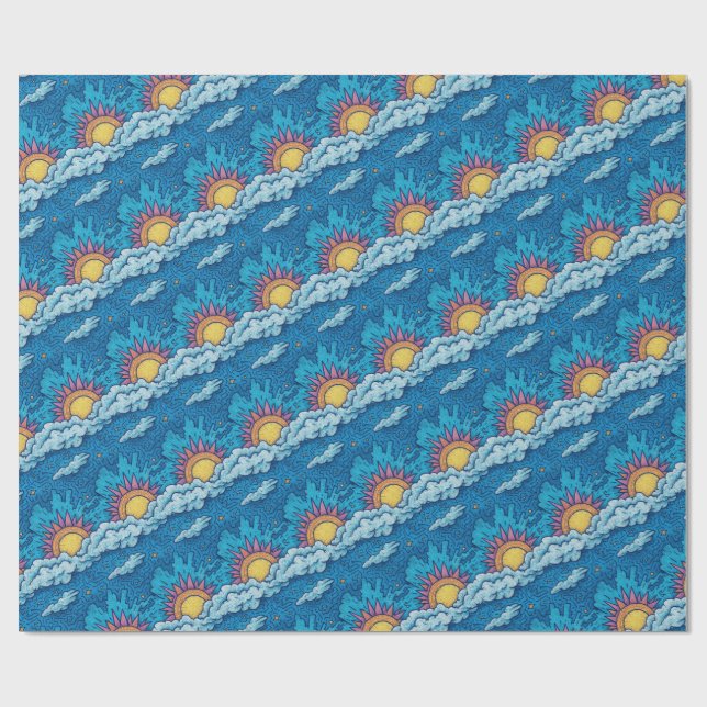 Papel De Presente Carnaval Dupla Aurora (Aberto)