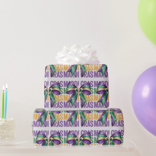 Papel De Presente Carnaval E Laços (Presentes para festas)