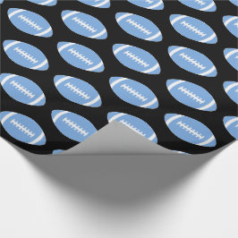 Papel De Presente Carolina Light Football Team ou Player Sports Gift