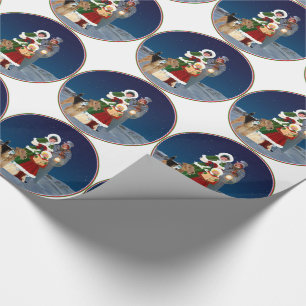 Papel De Presente Carols de Natal