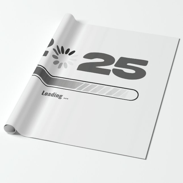 Papel De Presente Carregamento 2025 (Desenrolado)