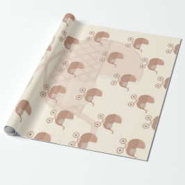 Papel De Presente Carrinho de Bebê Fofo