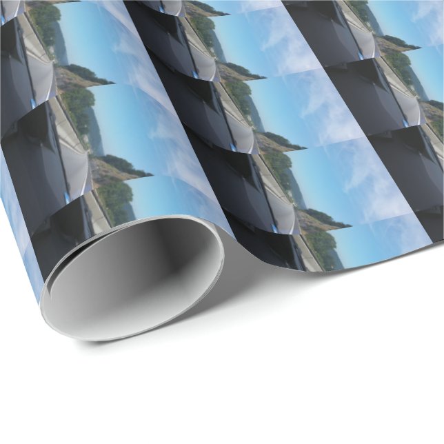 Papel De Presente Carro Feriado Montanha Europa Áustria Fotografia (Ponta do rolo)