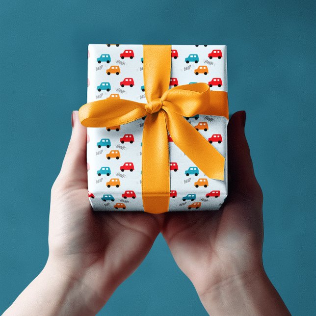 Papel De Presente Carros Aniversário Menino (Criador carregado)