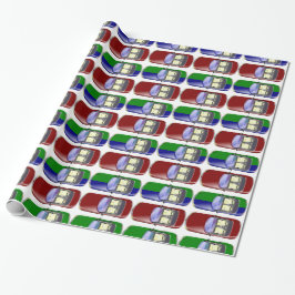Papel De Presente Carros coloridos