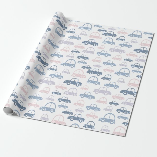 Papel De Presente Carros de Crianças  (Desenrolado)