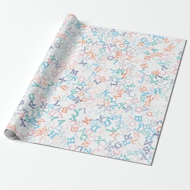 Papel De Presente Carta de Cartoon Bobble Engraçada (Desenrolado)