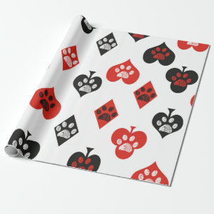 Papel De Presente Carta de jogo de pôquer com patas
