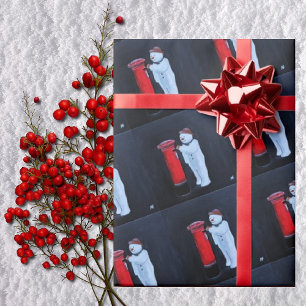Papel De Presente Carta do Boneco de Neve para a Pintura de Natal po