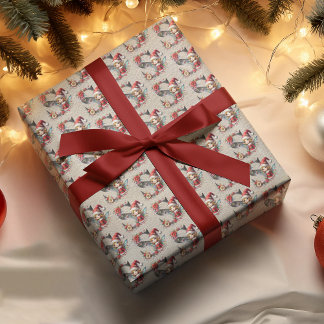 Papel De Presente Carta Festiva de Natal do Elfo Fofo S