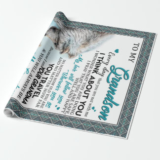 Papel De Presente Carta Personalizada Ao Meu Avô, Amor Vovô