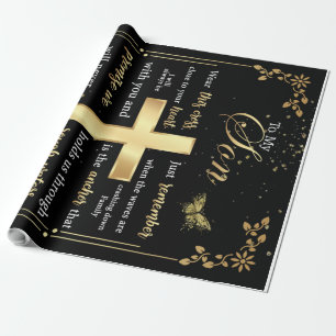Papel De Presente Carta Personalizada Para Meu Filho