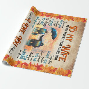 Papel De Presente Carta Personalizada Para Minha Esposa Amor Do Mari