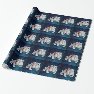 PAPEL DE PRESENTE CARTÃO DE CINZAS DE BULLDOG