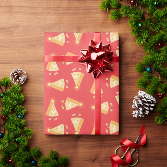 Papel De Presente Cartão de Natal de Queijo Grande (Presente de Natal)