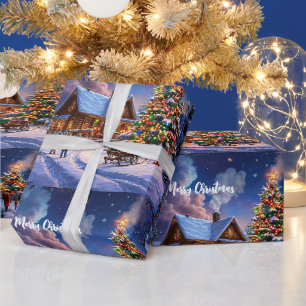 Papel De Presente Cartão postal de Natal