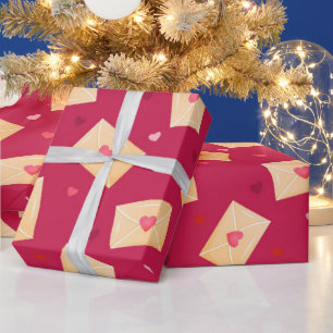 Papel De Presente Cartas de Amor