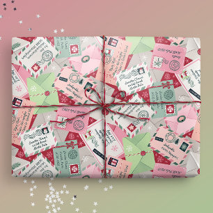 Papel De Presente Cartas De Natal Para Papais noeis De Todo O Mundo