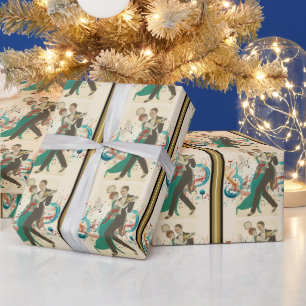Papel De Presente Carte Postale Wrapping Paper