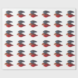 Papel De Presente Cárter De Pesca Em Pão De Papel