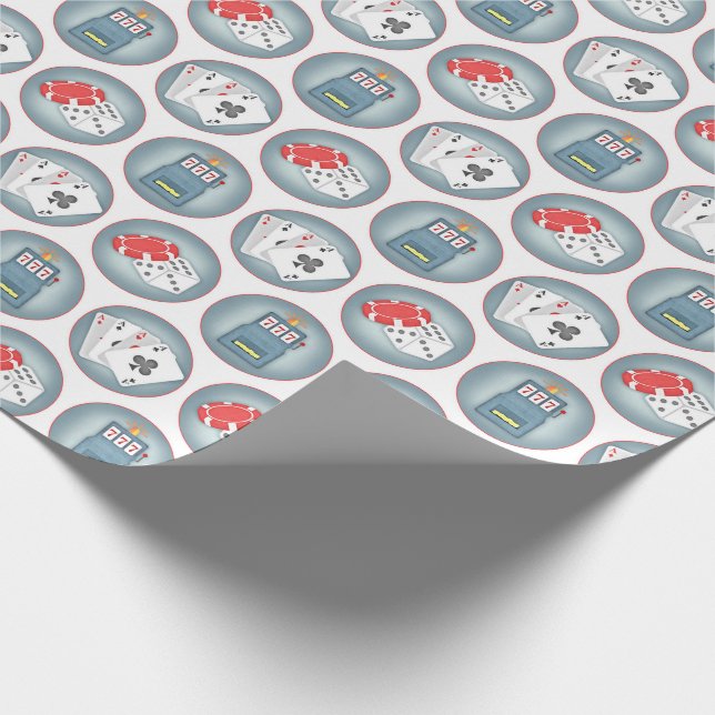 Papel De Presente Cartões De Jogada De Jogo De Casino (Ponta)