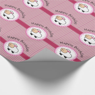 Papel De Presente Cartoon bonitinho e engraçado, aniversário do st