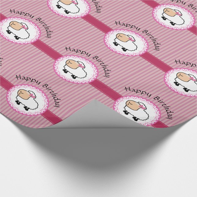 Papel De Presente Cartoon bonitinho e engraçado, aniversário do stri (Ponta)