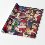 Papel De Presente Cartoon Christmas Wraping Paper<br><div class="desc">Cartoon Christmas Wrap para o período de férias do Sr. BASins em DeviantArt Happy Holidays e Feliz Natal em nome da MBS Studios </div>