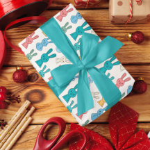 Cartoon de coelho multicolorido