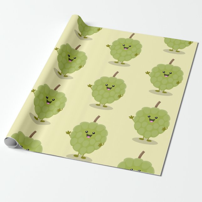 Papel De Presente Cartoon de maçã-pastelaria (Desenrolado)