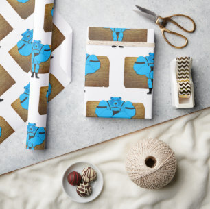 Papel De Presente Cartoon gay do urso SlipperyJoe