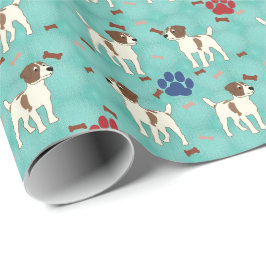 Papel De Presente Cartoon Jack Russell Terrier