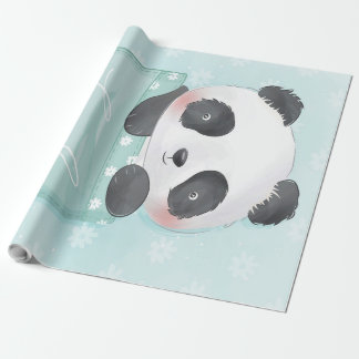 Papel De Presente Cartoon Panda | Foguete De Panda