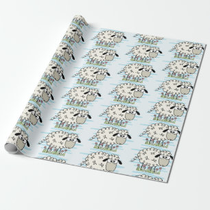 Papel De Presente Cartoon Sheep