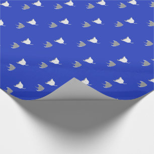 Papel De Presente Cartoon Stingray Pattern