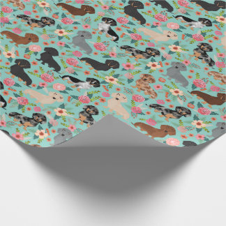 Papel De Presente casa de banho floral