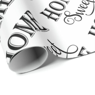 Papel De Presente Casa doce Home