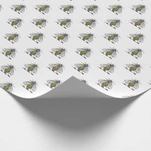 Papel De Presente Casaco de Abelhas Herádicas de Pré-Disquete Embl