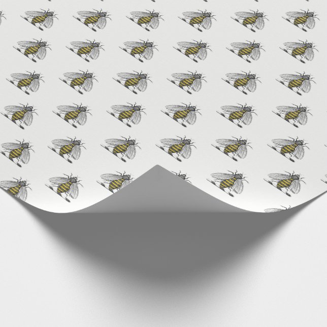 Papel De Presente Casaco de Abelhas Herádicas de Pré-Disquete Emblem (Ponta)
