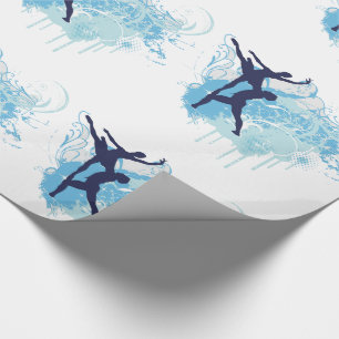 Papel De Presente Casal balé Dancers