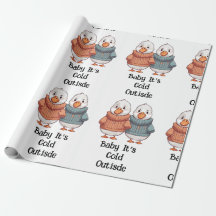 Casal de Patos Gansos Frescos, Suéter e Caricatura