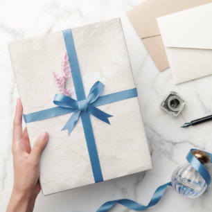 Papel De Presente Casamento Branca Chic Pearl Ivory